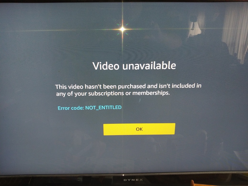 Amazon prime video is unavailable sale