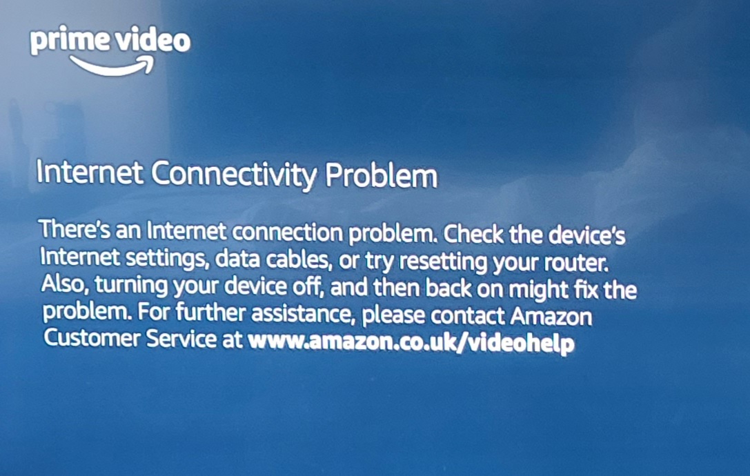 Unable to play Prime video on Sharp Roku tV for the last month