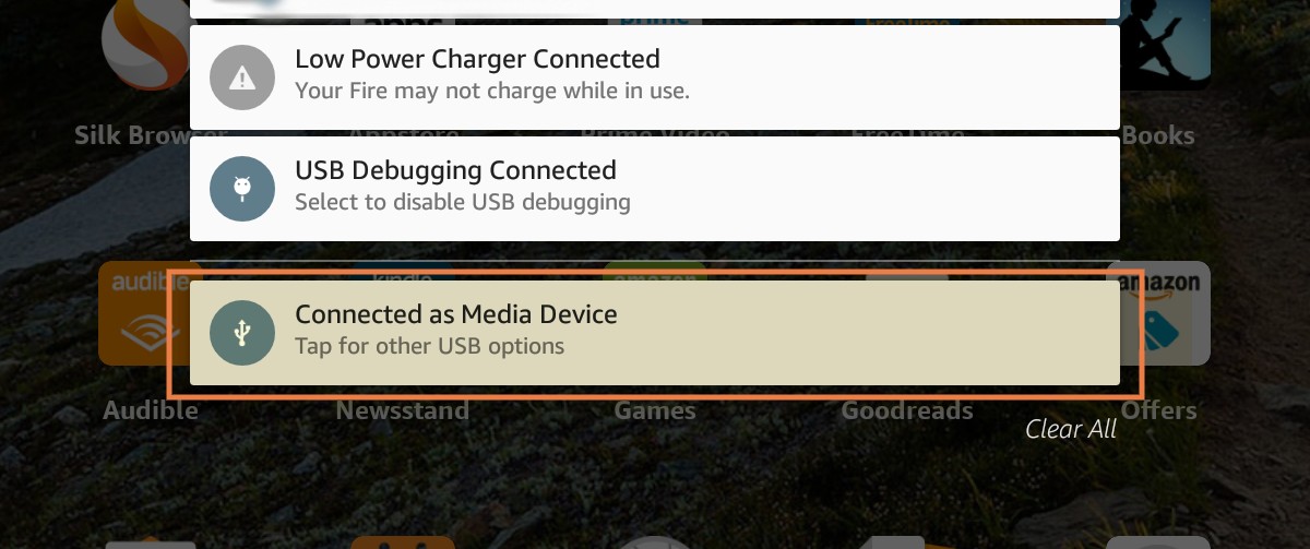 cannot access Fire HD8 internal storage when connected to the PC--Its ...