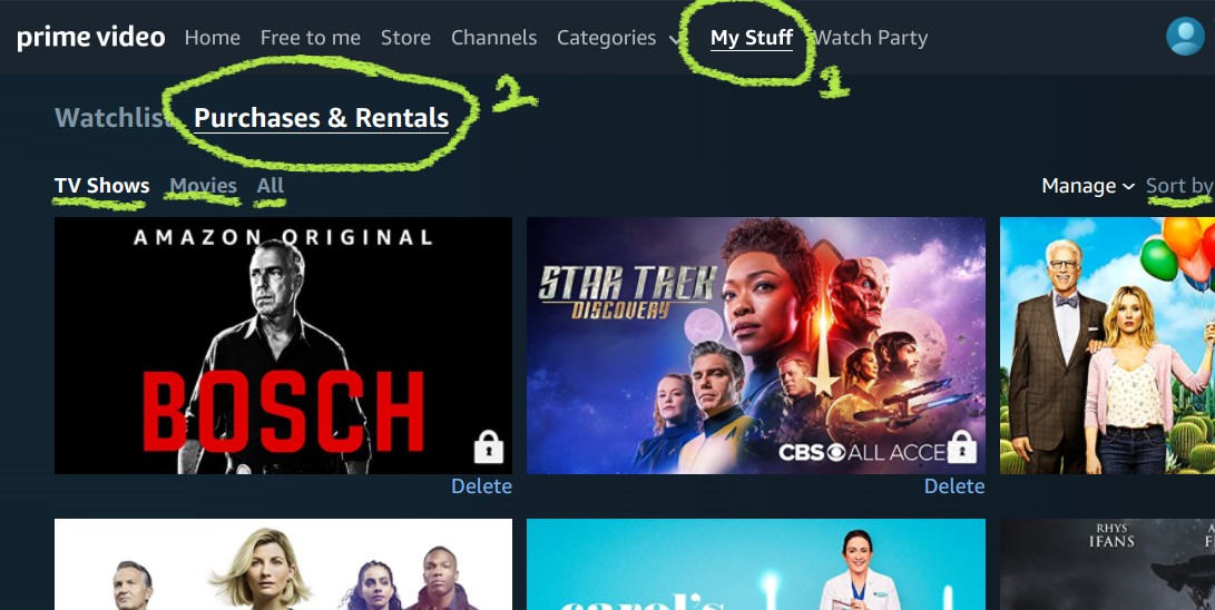 How do i watch stuff on amazon prime store