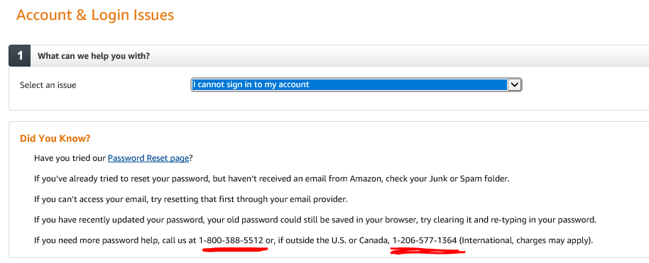 Unable to Access Amazon Account - 2SV Failing