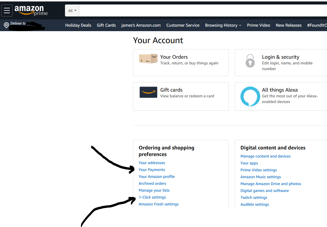 Why don't I see "Preferences" under "Manage Your Content and Devices"?