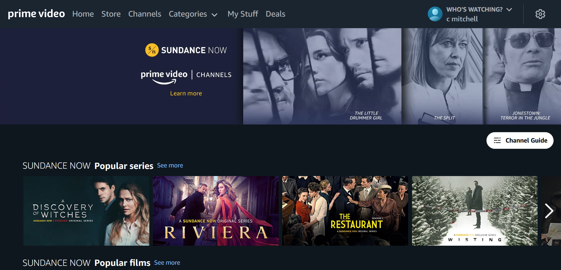 Can I get Sundance Now on my Amazon Prime And if so how do I get it and how much