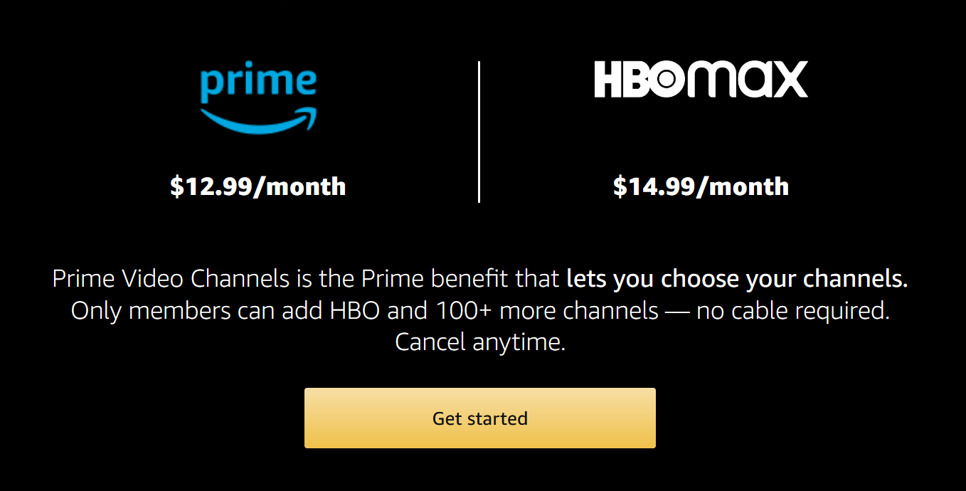 How to remove hbo shop subscription from amazon prime