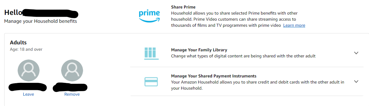 Amazon household prime video not working clearance