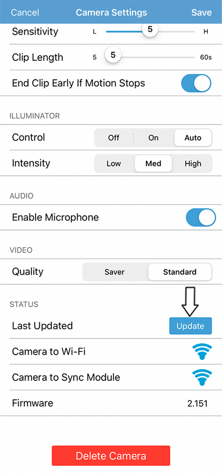 Connect blink best sale camera to wifi