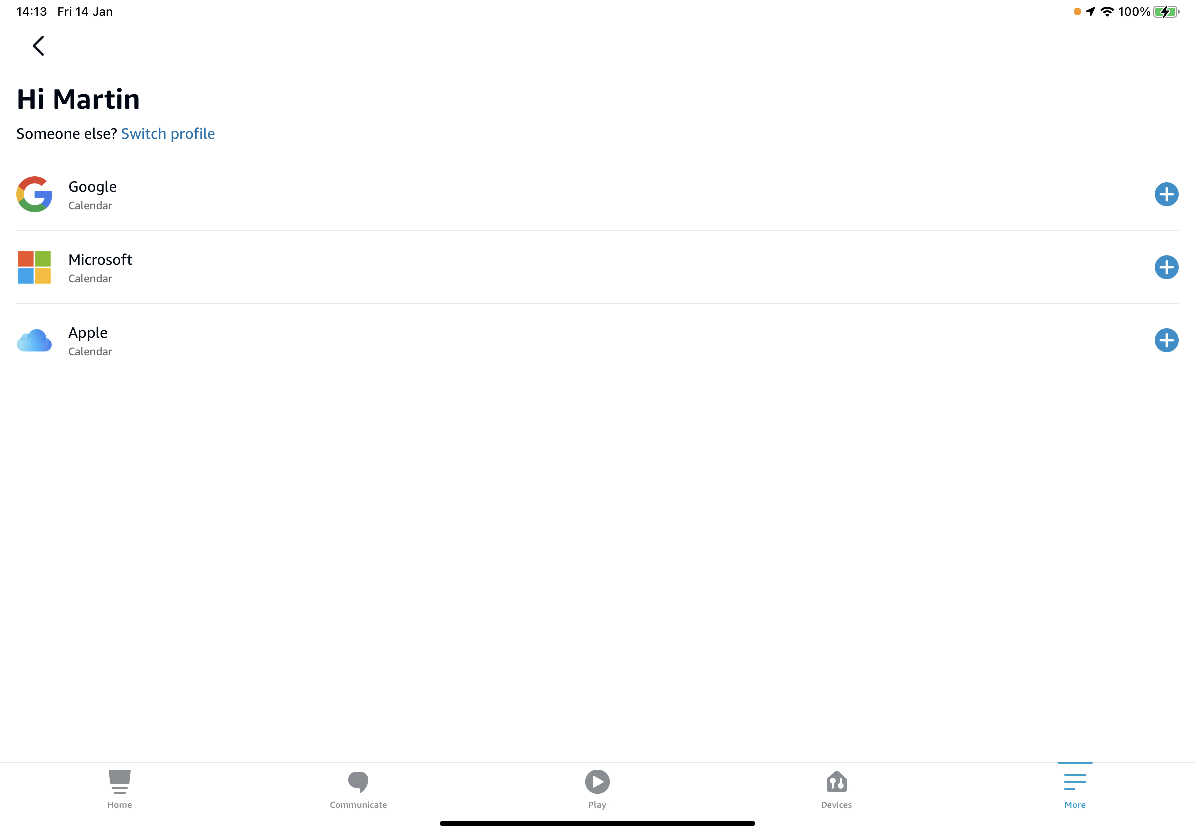 Unable to link Microsoft Exchange calendar to Alexa to display on my Echo  Show 15 widget.