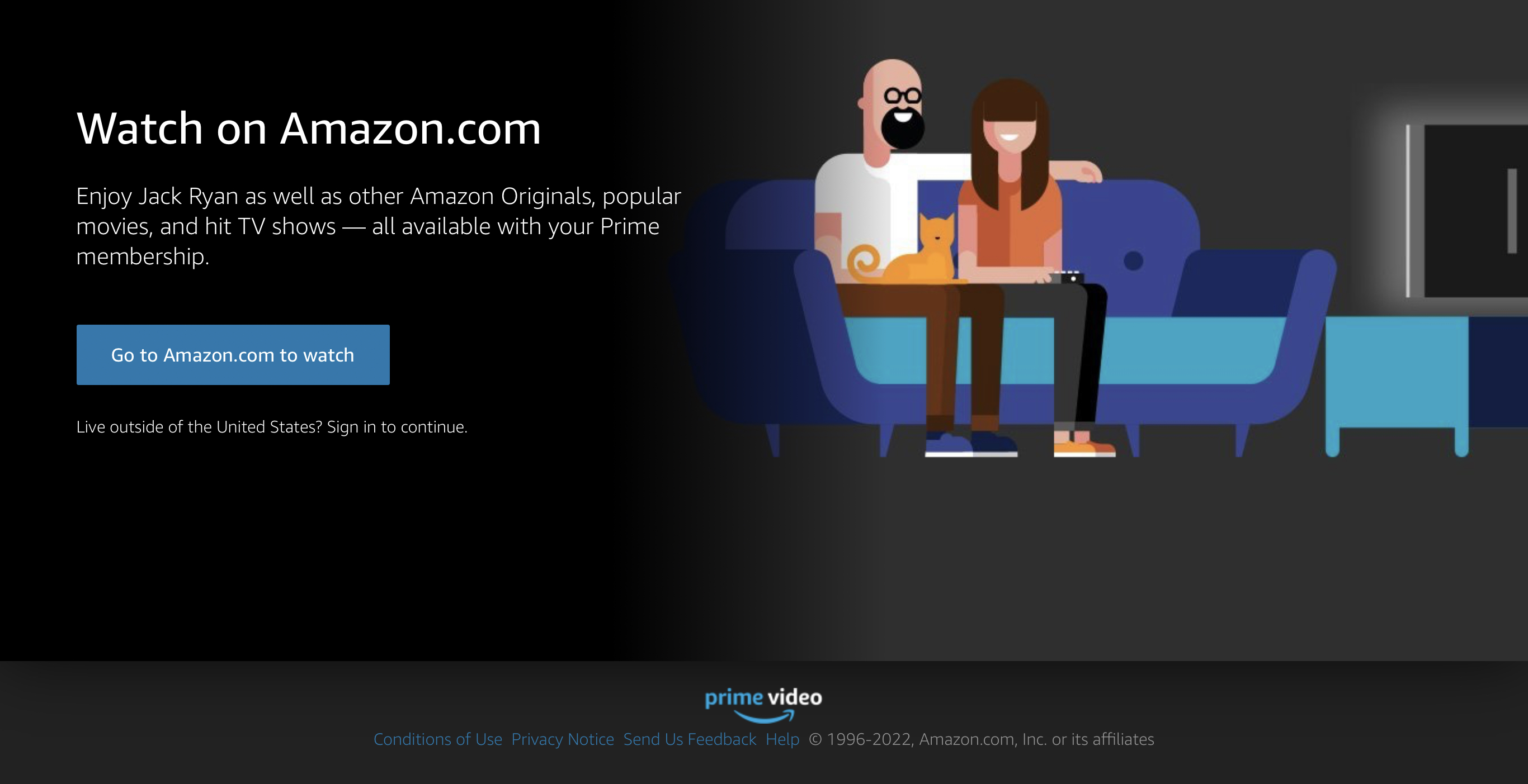Trying to log into  prime gaming (main sub dosent allow pics) :  r/PrimeVideo