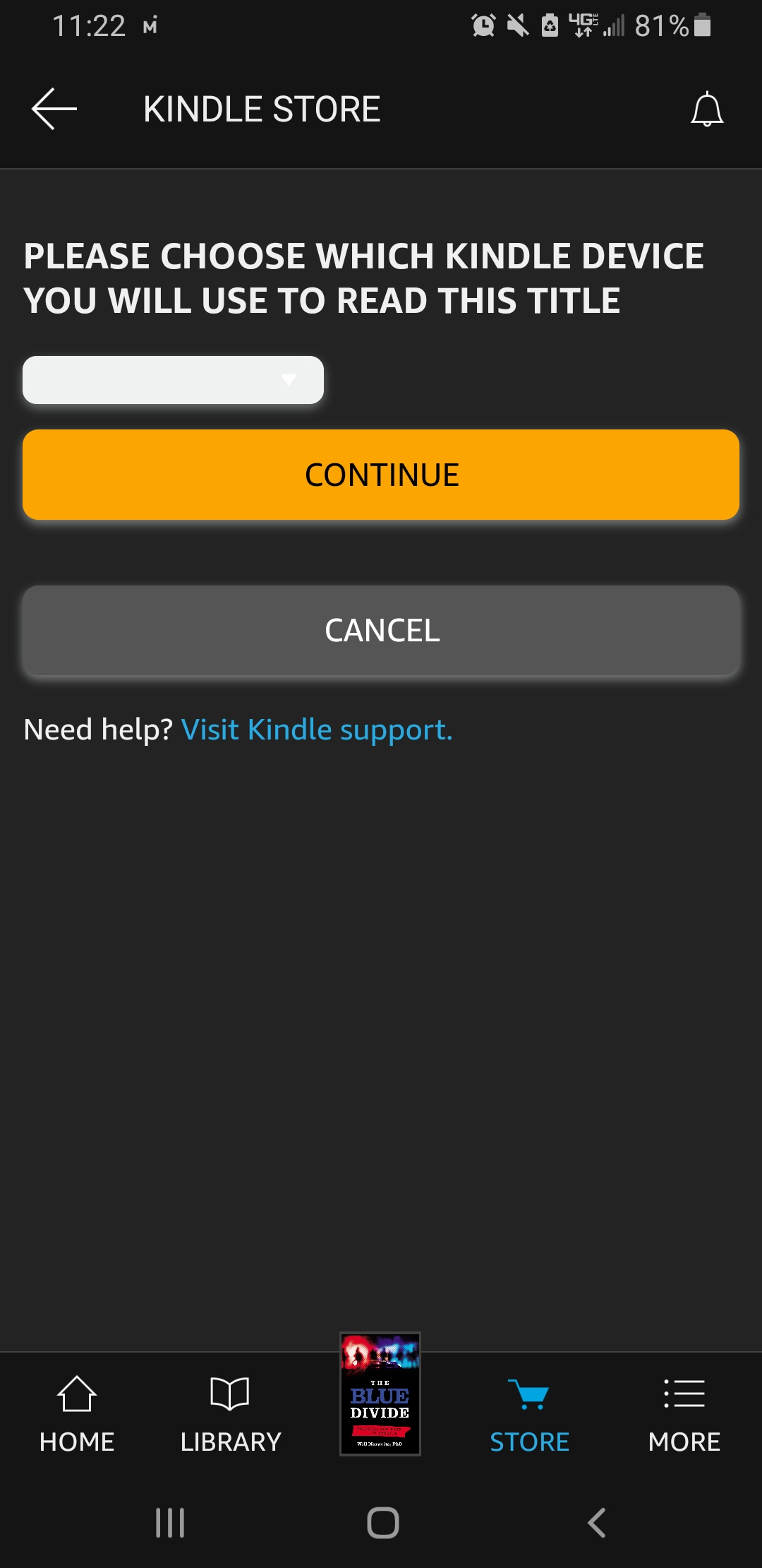 Kindle Unlimited Book with Audio Not Downloading Audio
