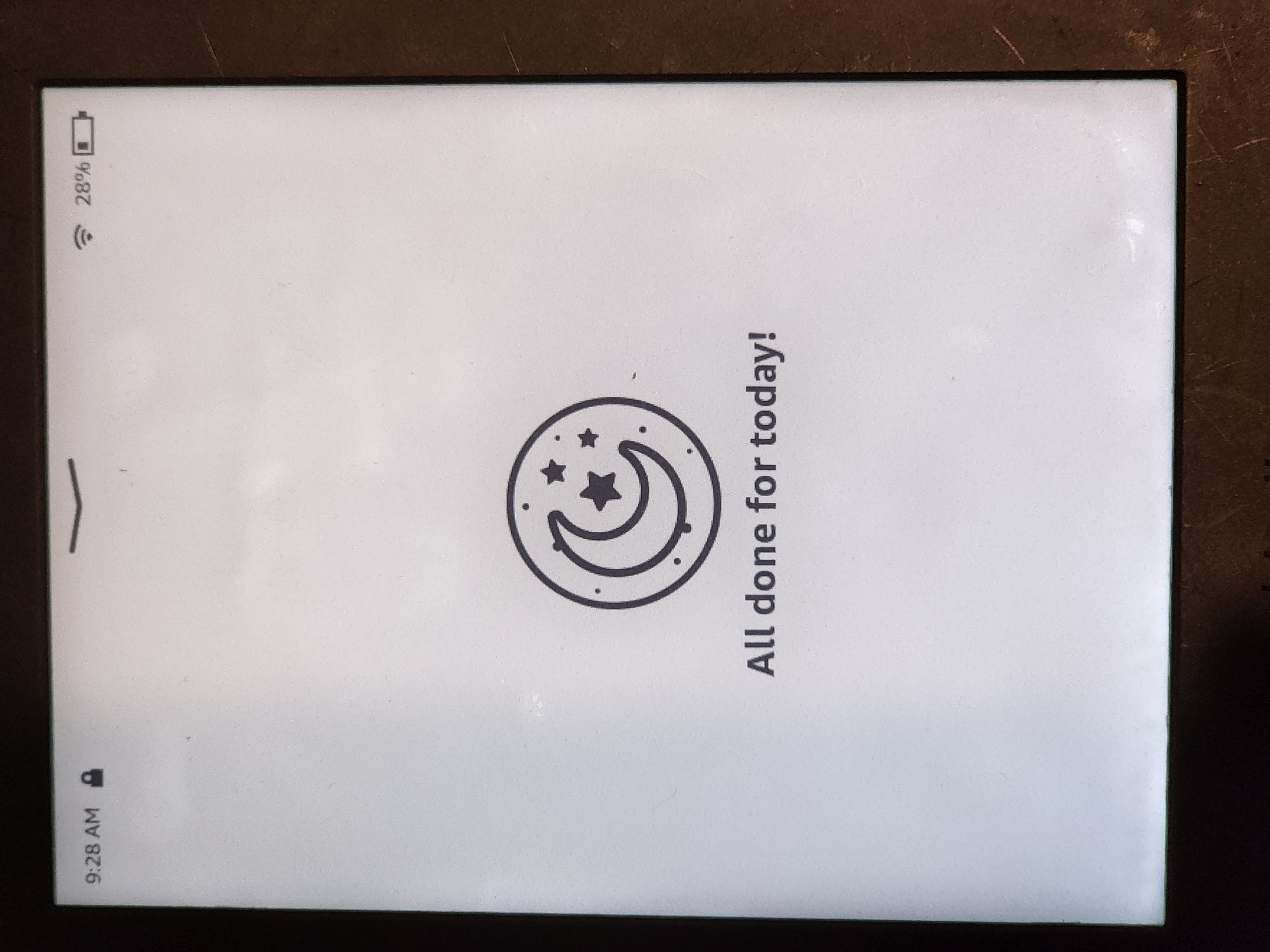 How to turn off bedtime on Kindle Paperwhite (10 th Generation)?