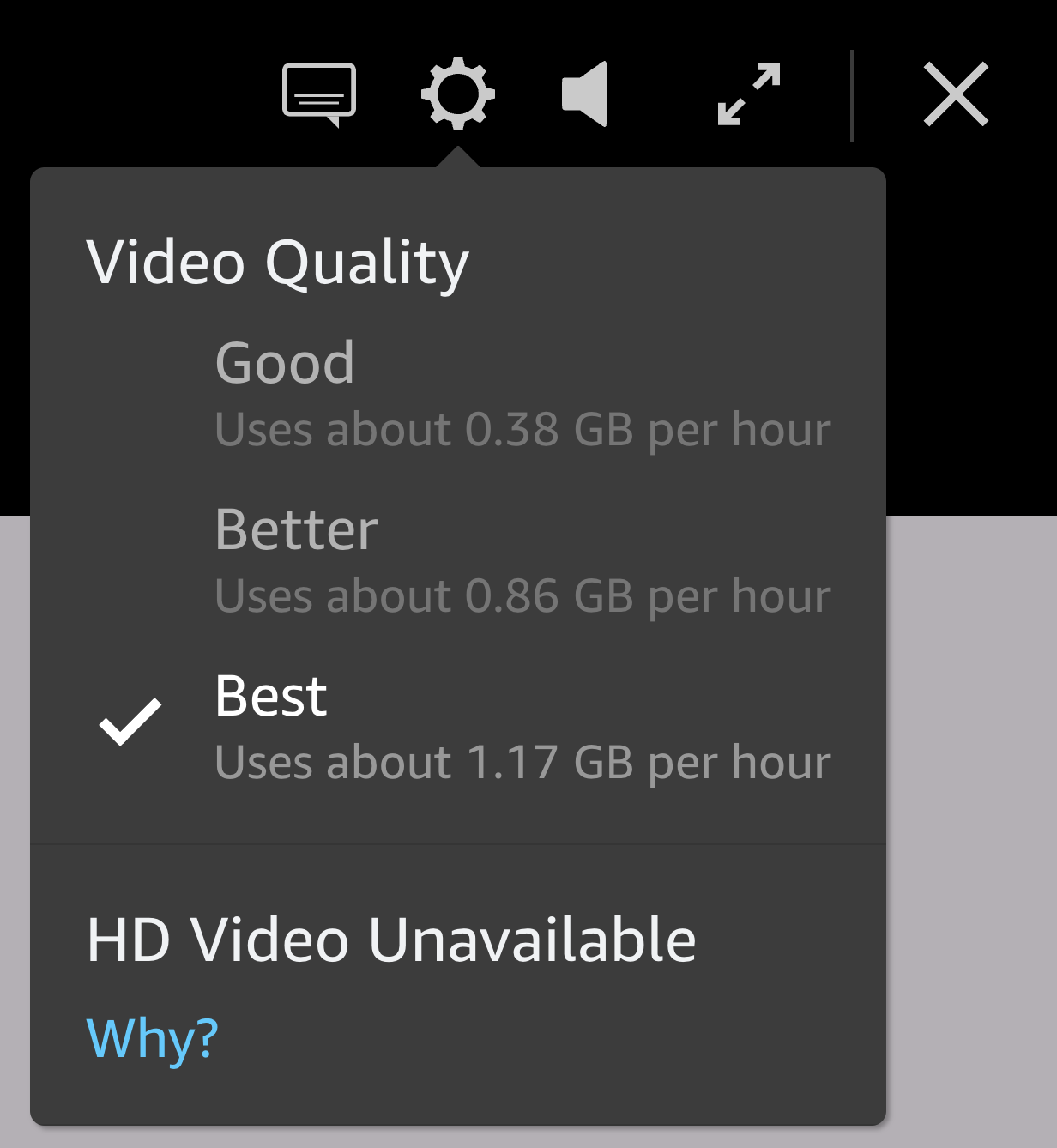 HD Video Unavailable Why
