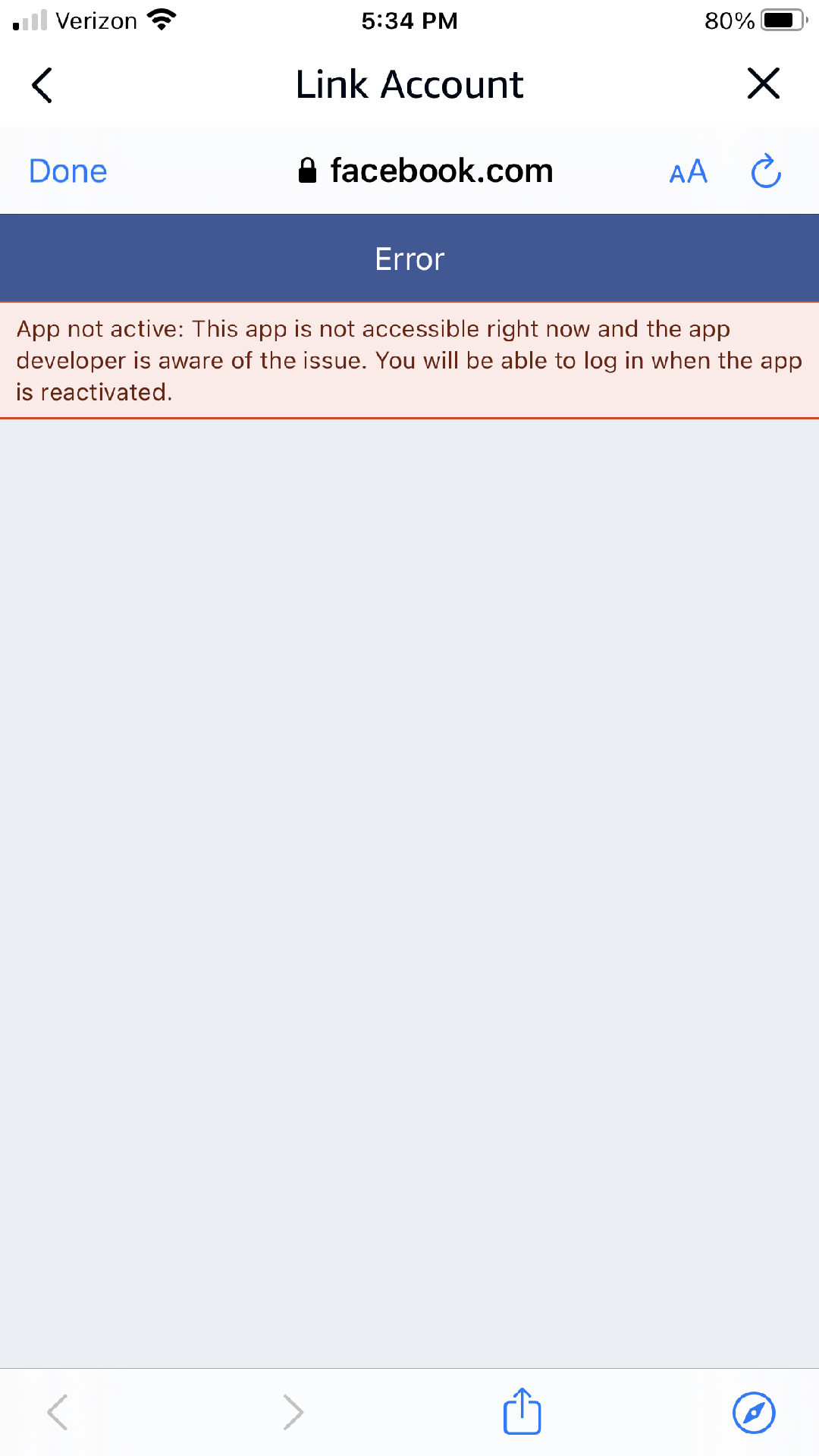 Facebook app not active this app is not accessible right now and the app  developer login problem Fix 