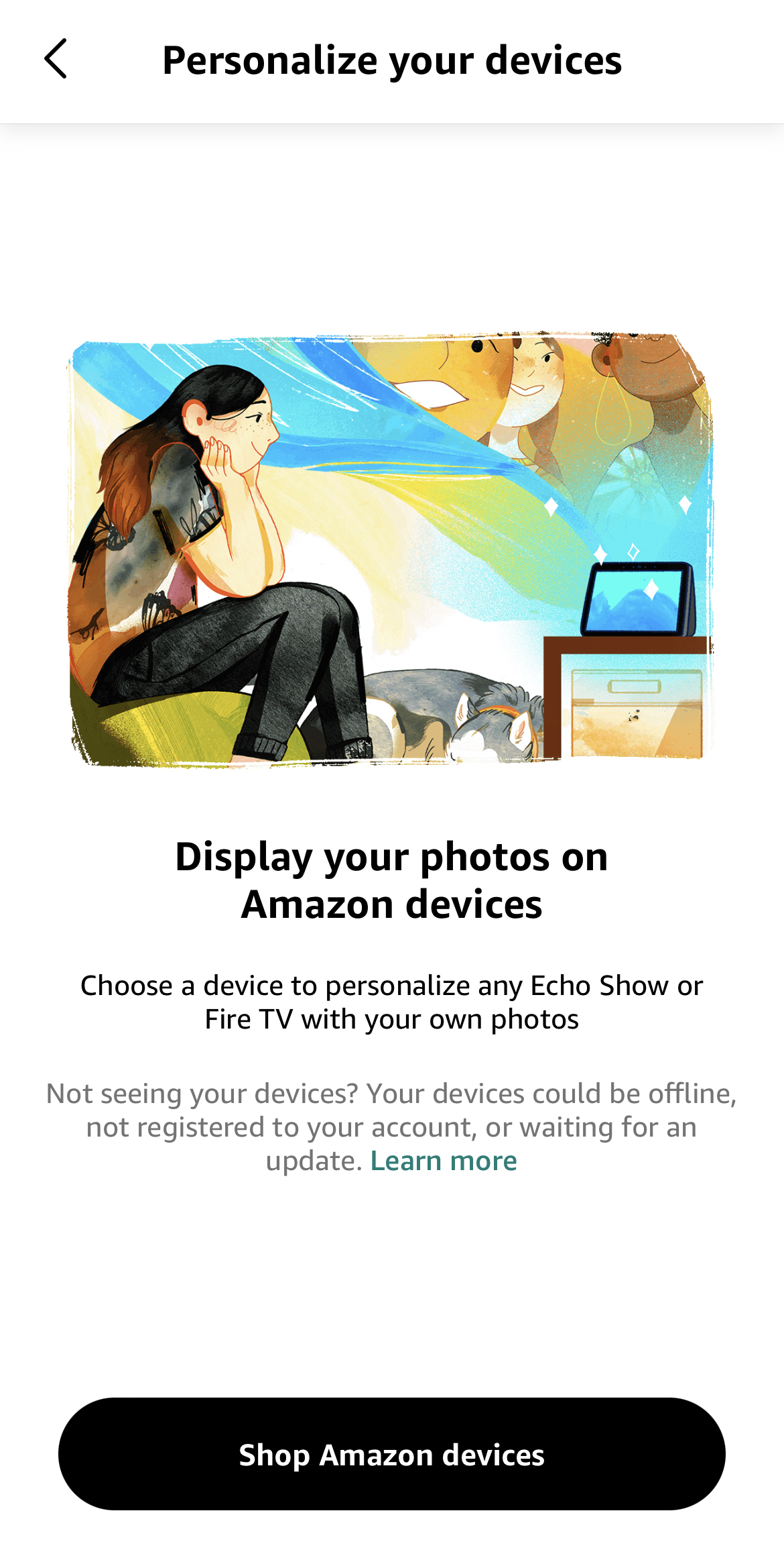 Why does app say "Echo Show is offline"?