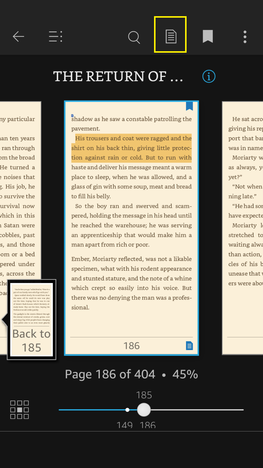 highlight and note taking