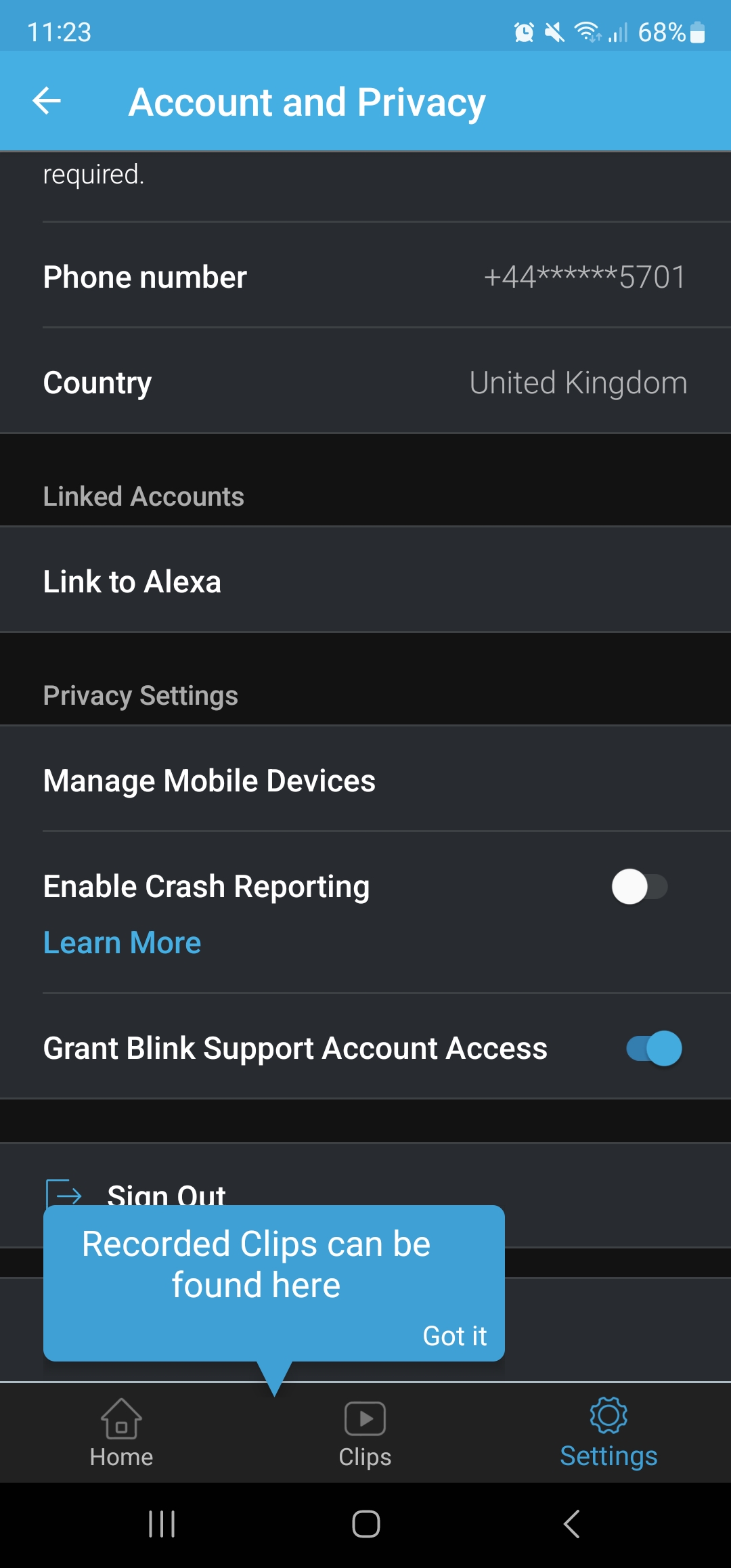 Linking Your Blink Account to Your  Account — Blink Support