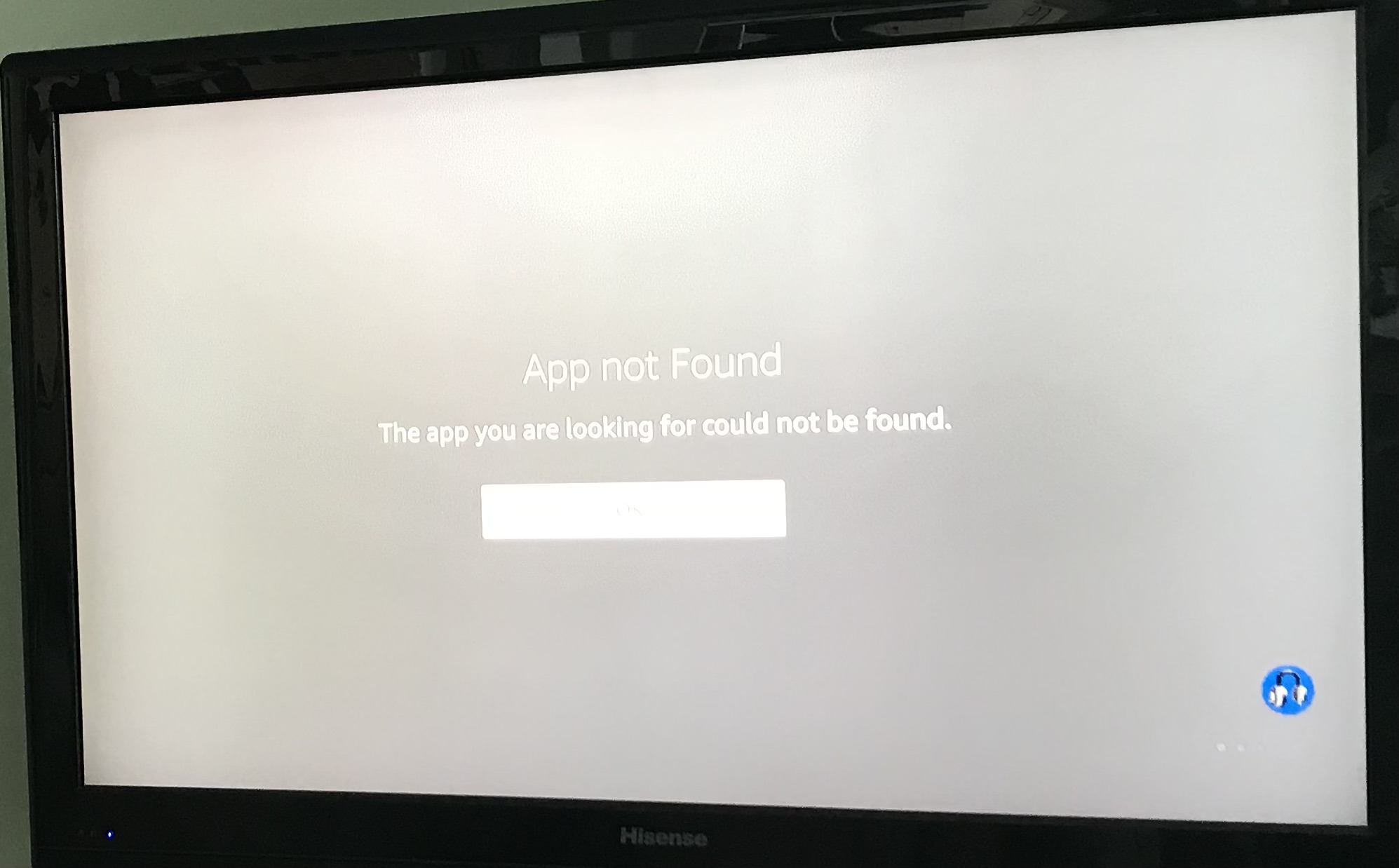 The app you are looking for could not be found