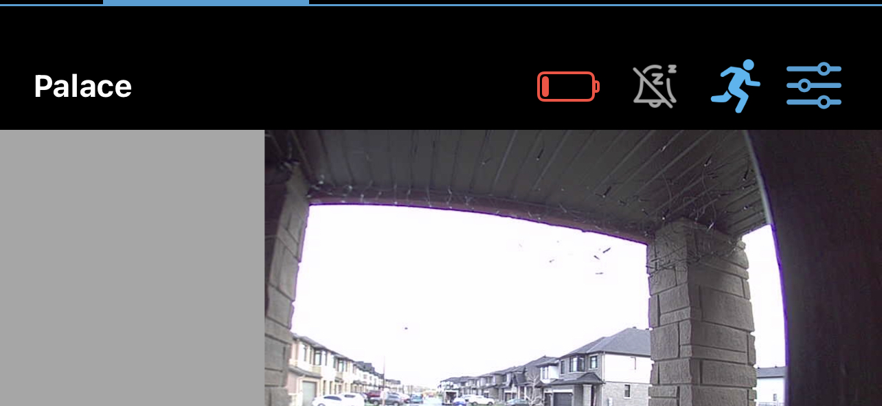 Blink camera shop low battery