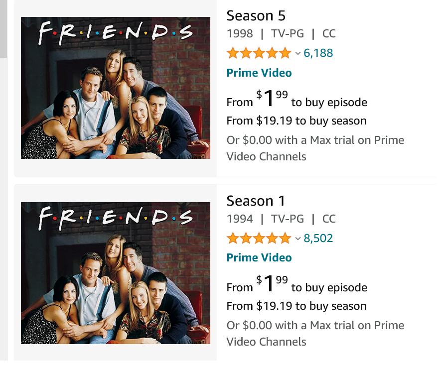 Prime Video: Friends - Season 1