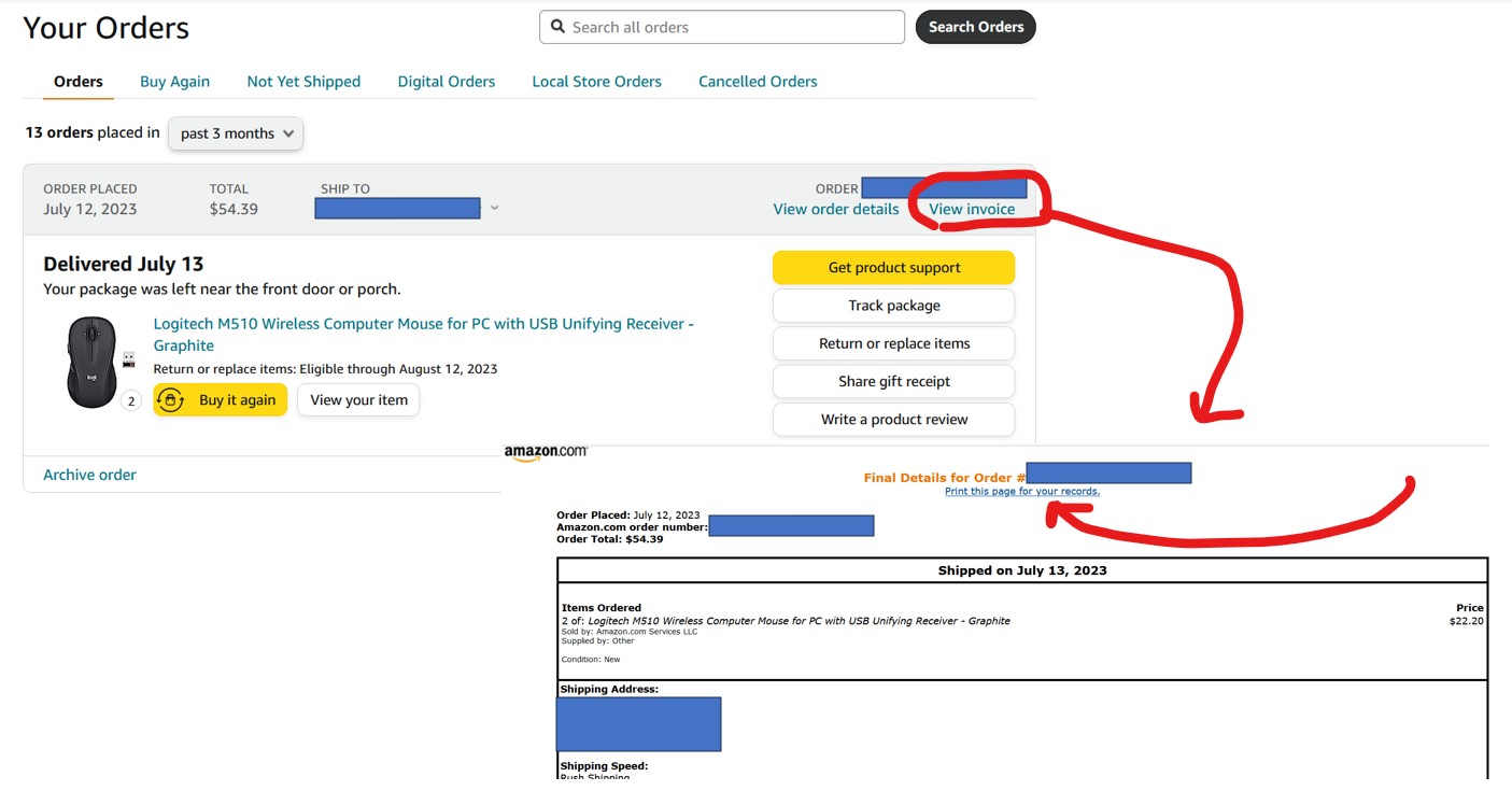 Invoice Help