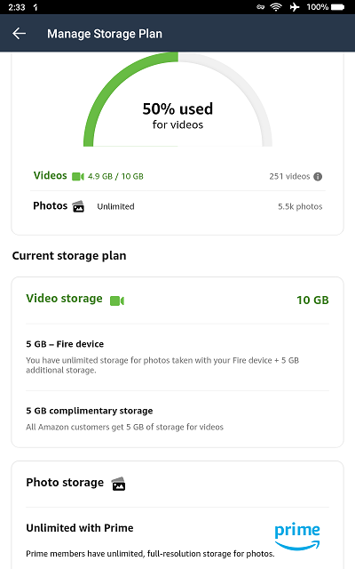 Why do I have limited photos storage when I have been Prime member for ...