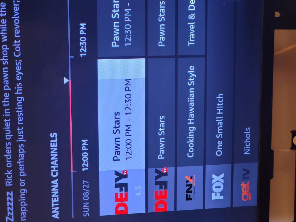 OTA Channel guide
