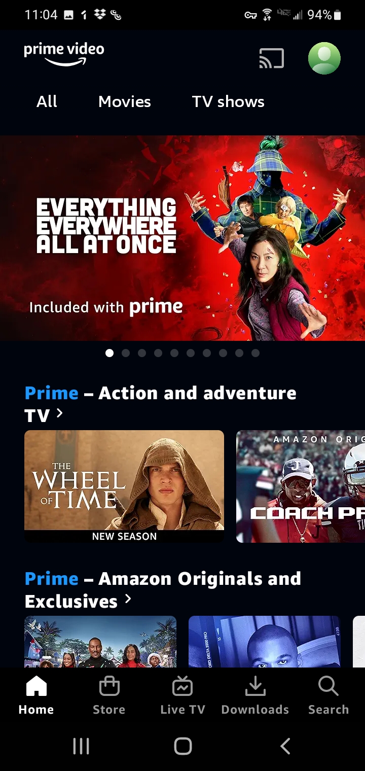 How can I view ONLY prepurchased content?