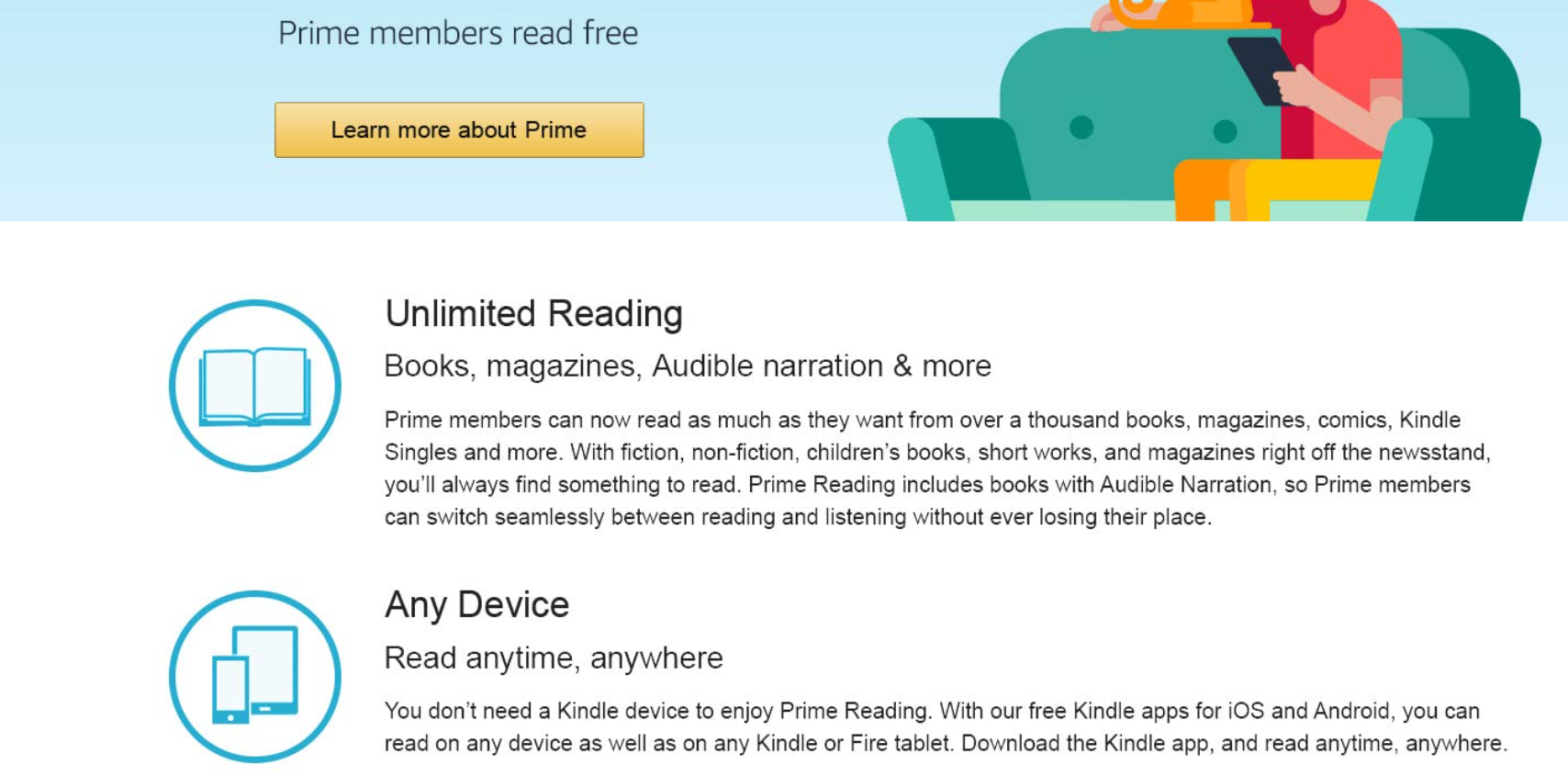 Amazon Prime and Kindle Unlimited