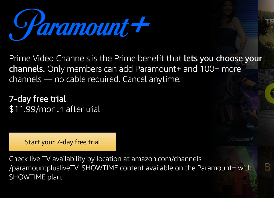 How do I add a channel to Prime Video