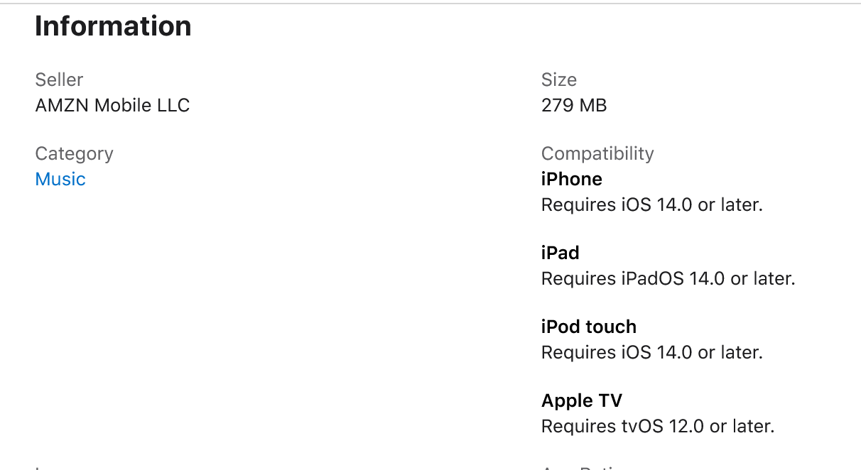 Amazon Music works with IOS 9