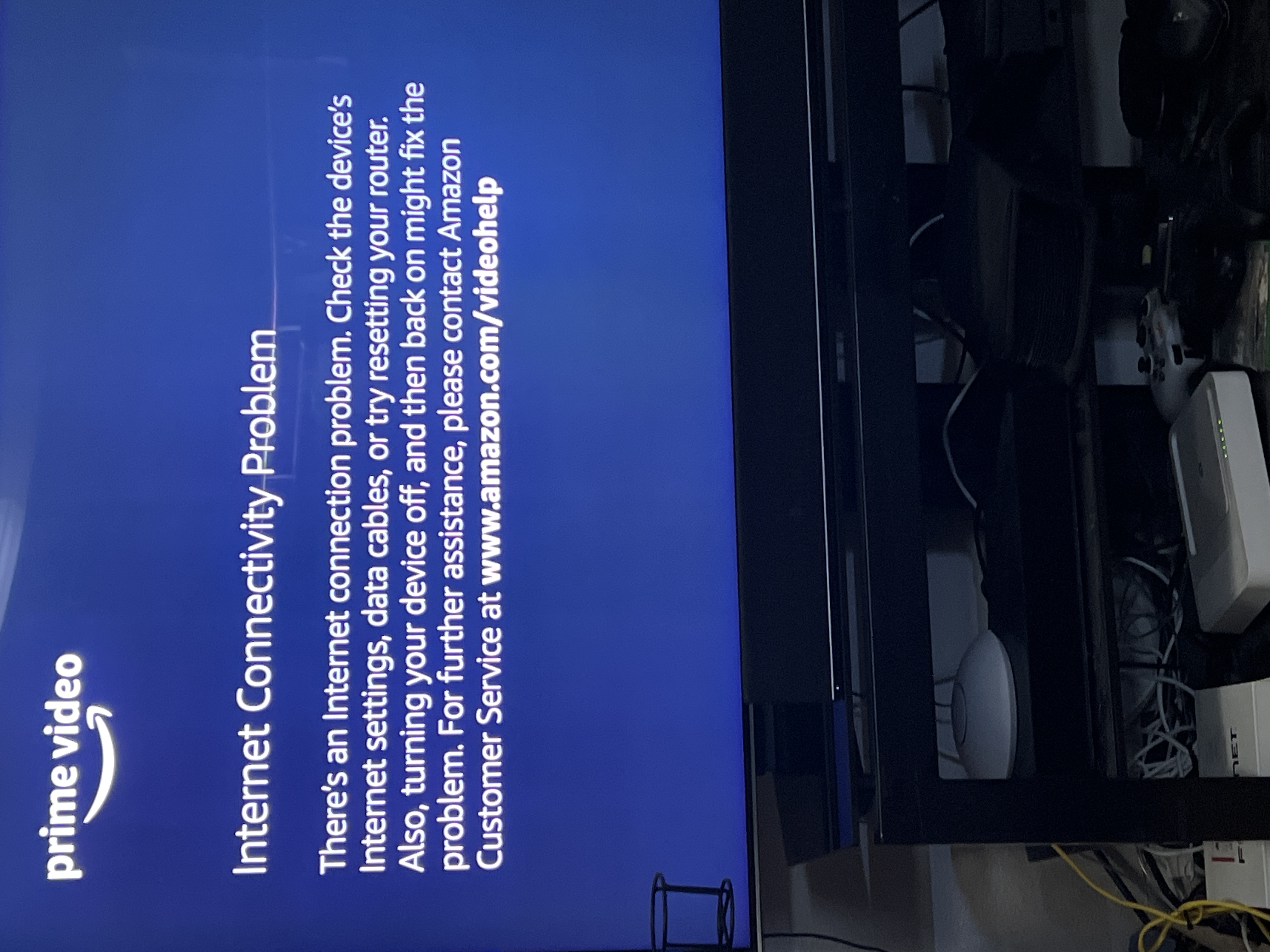 Unable to play Prime Video on Samsung