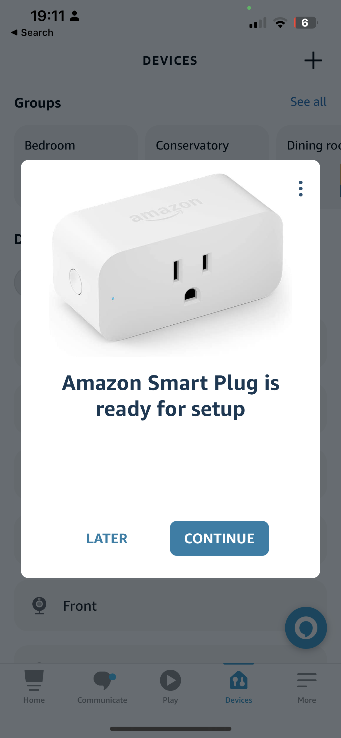 Unable to pair Smart plug with Alexa App (App becomes unresponsive)
