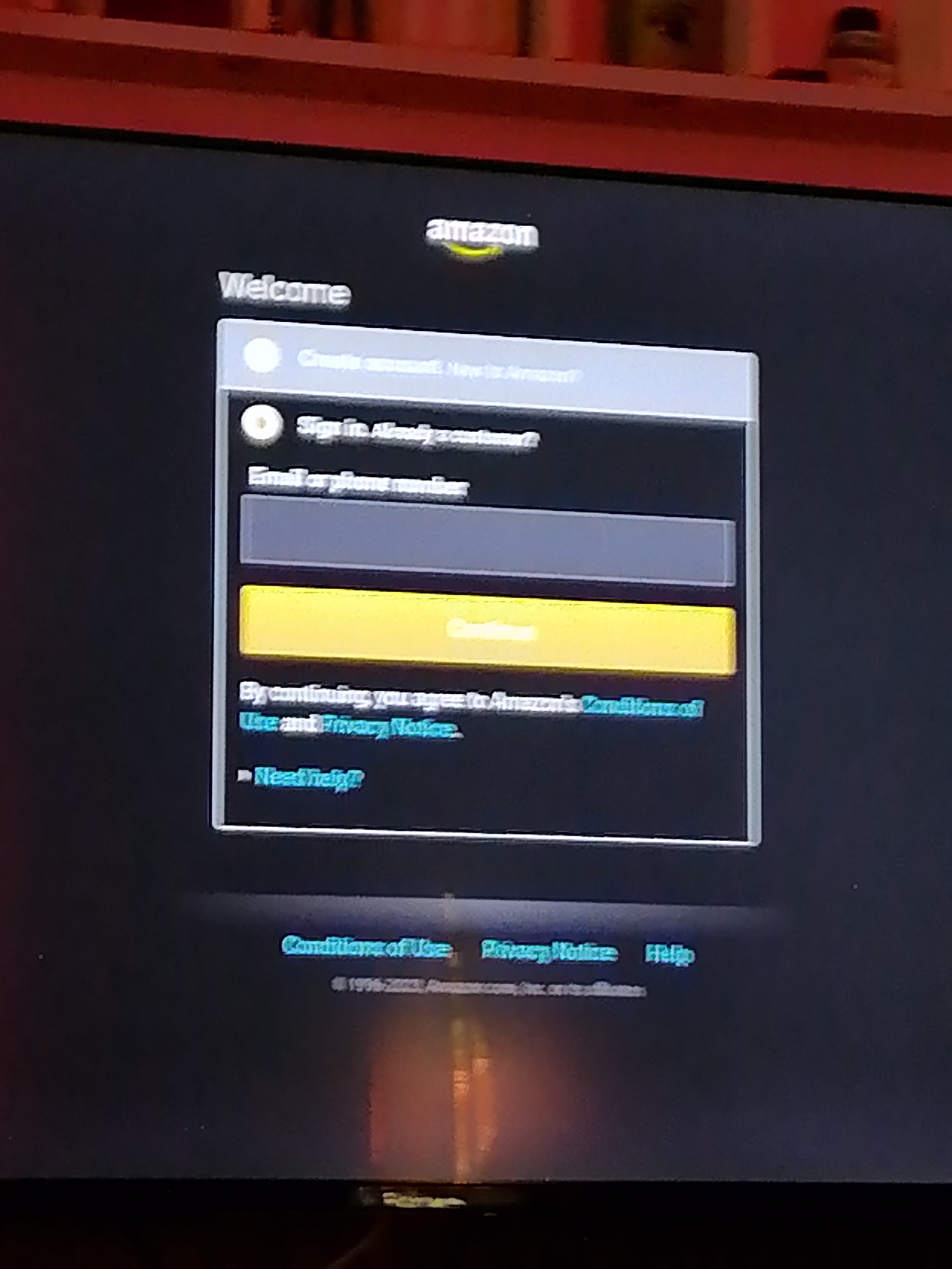 Sign in page not working