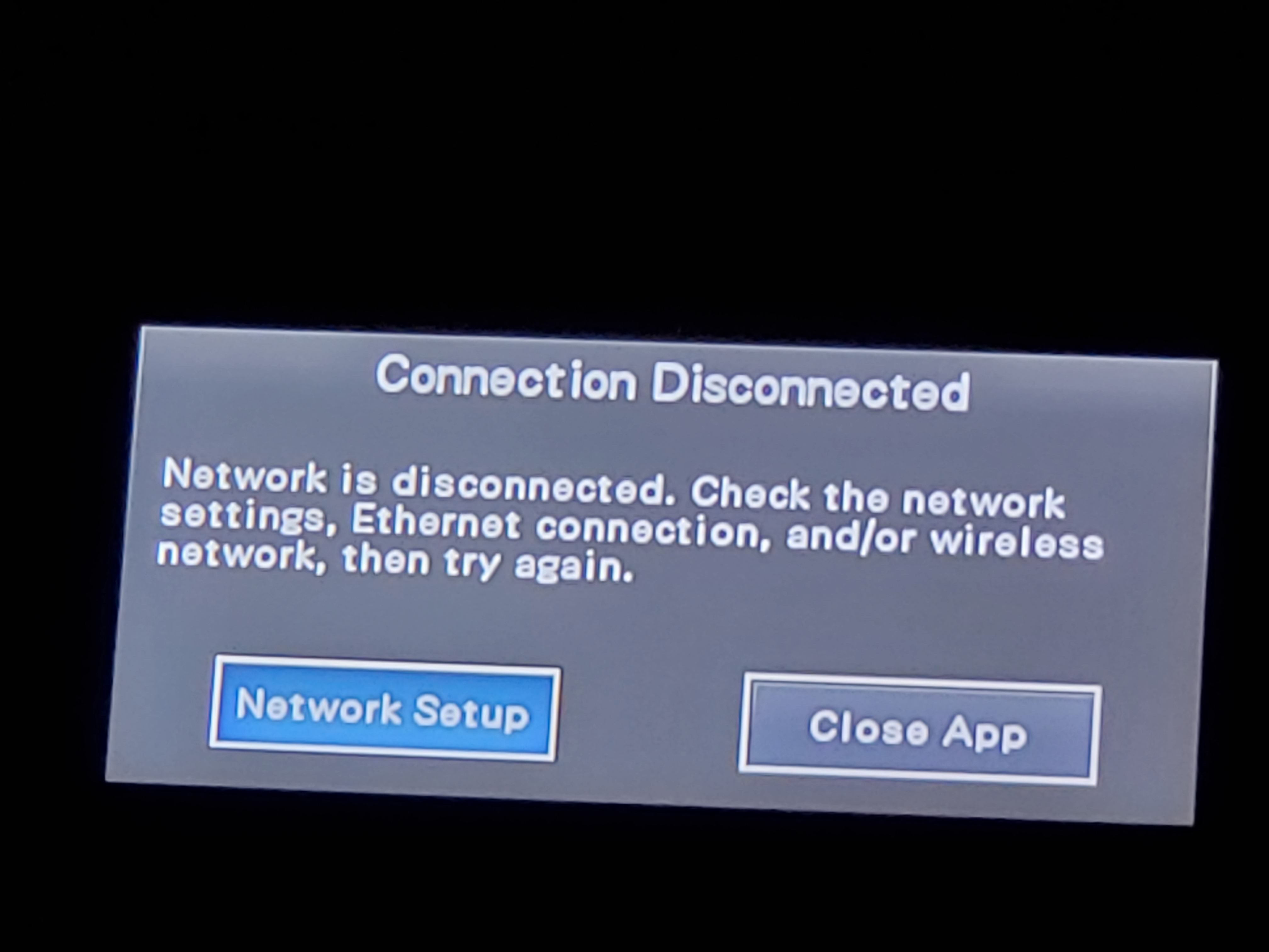 Why has my Prime Video stopped working on my 42" Smart Vizio TV not