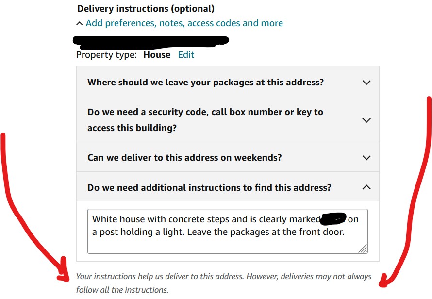 How do I fix Amazon's delivery errors?