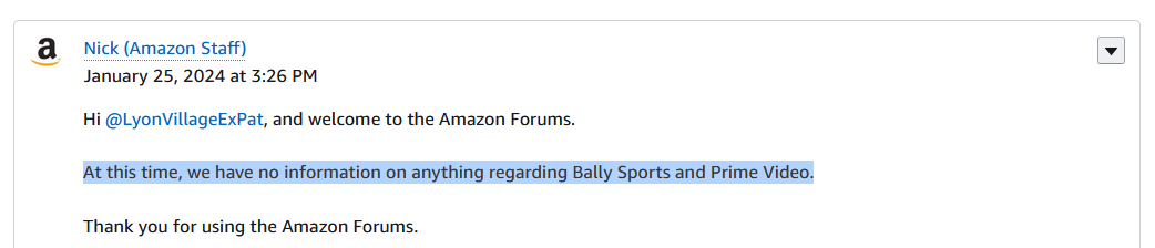 Prime Video Live Events, Detroit Tigers