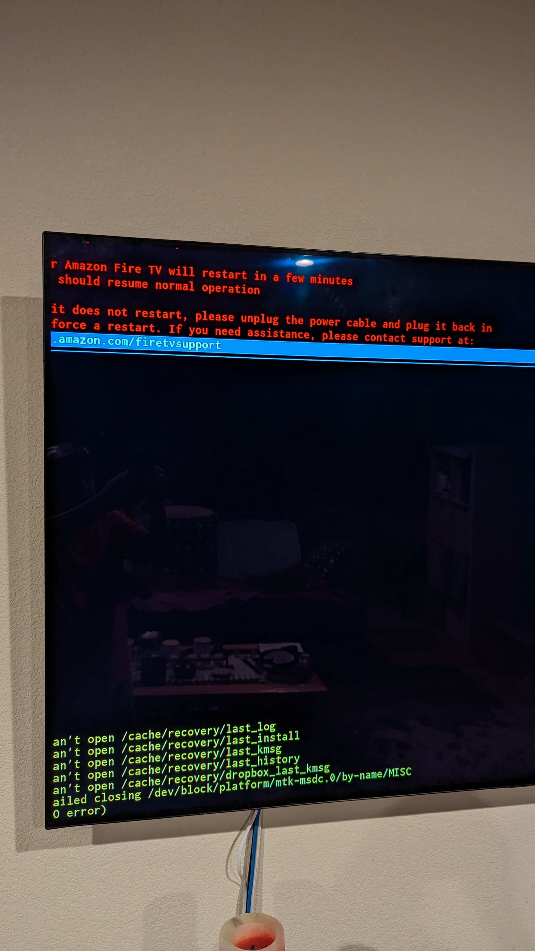 Fire TV Stick stuck on Amazon logo