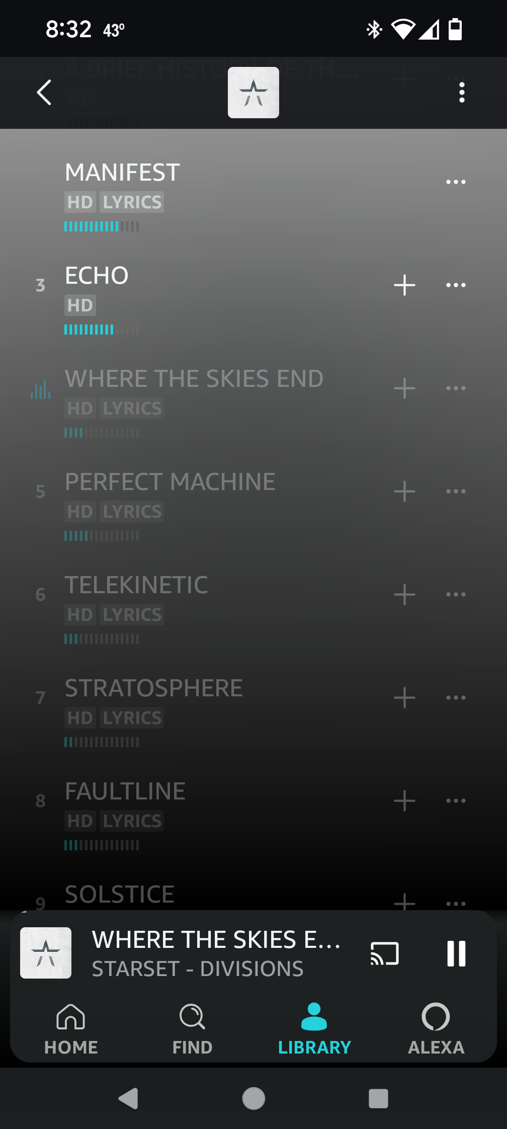 Android - Why are some songs disabled in app?