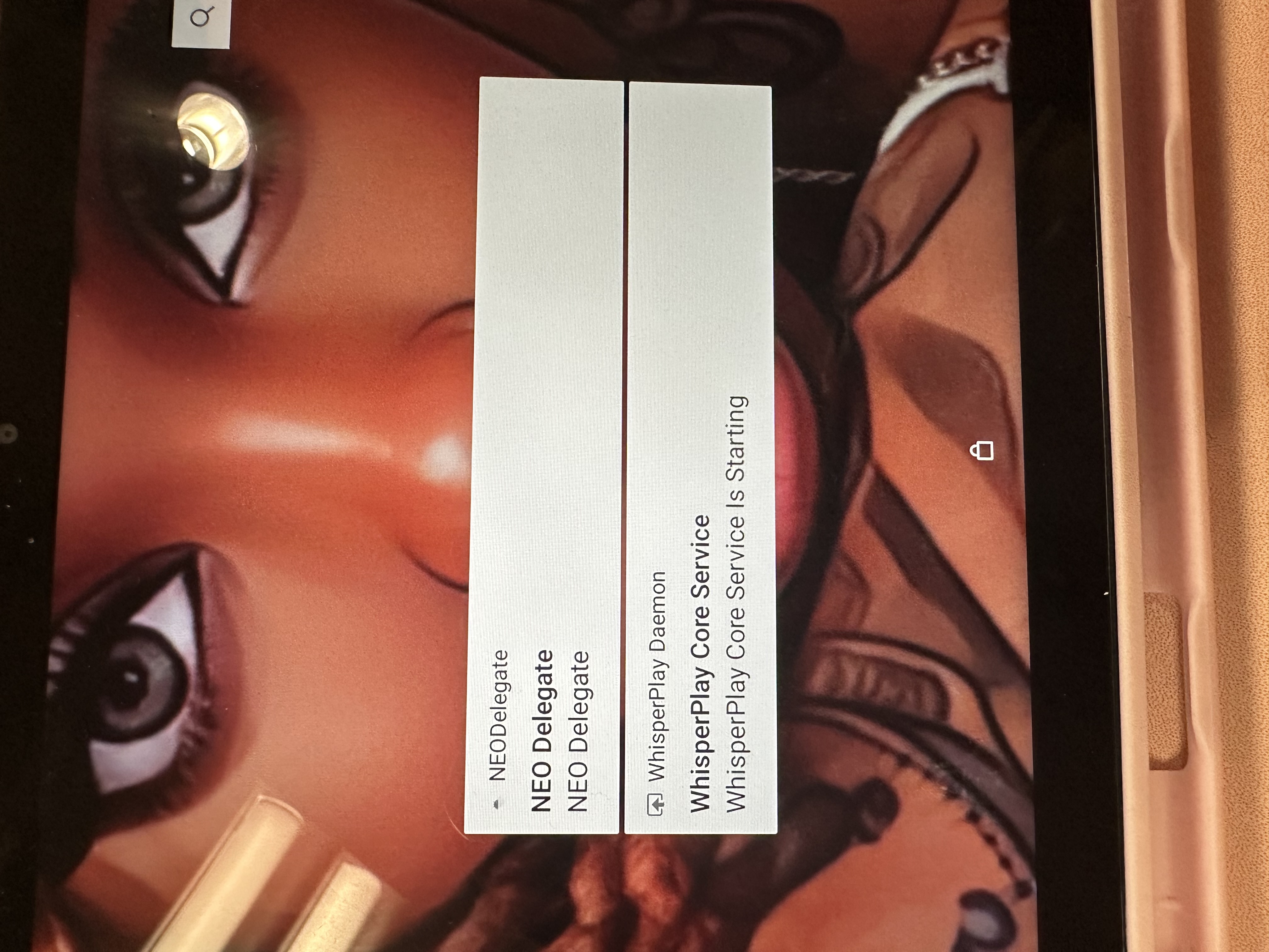 How to get this off my screen