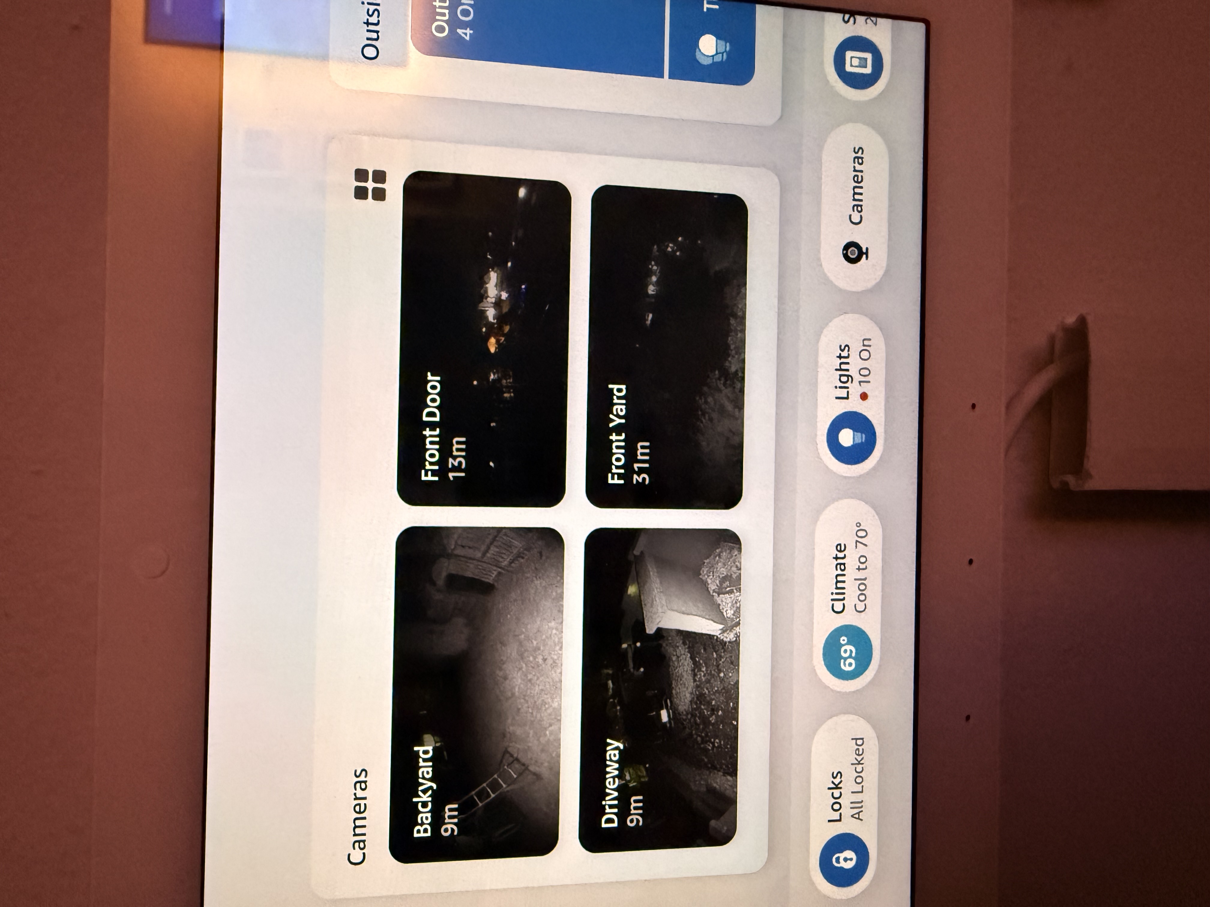Ring multi view camera widget
