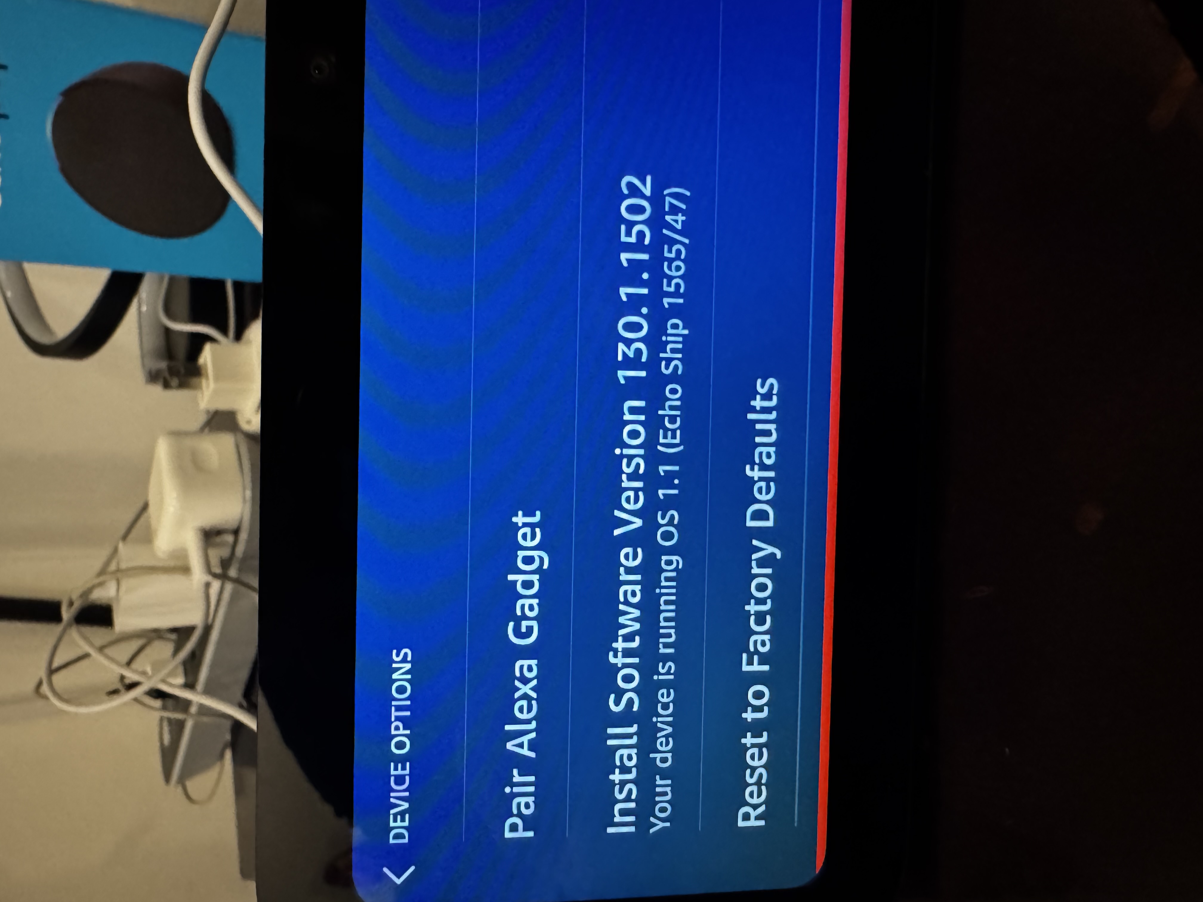 Not able to update software