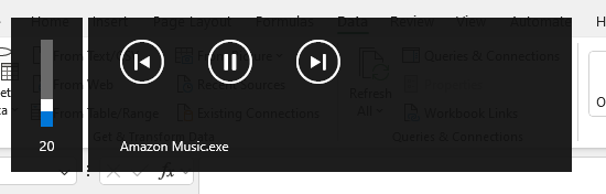 Music repeatedly stopping and starting