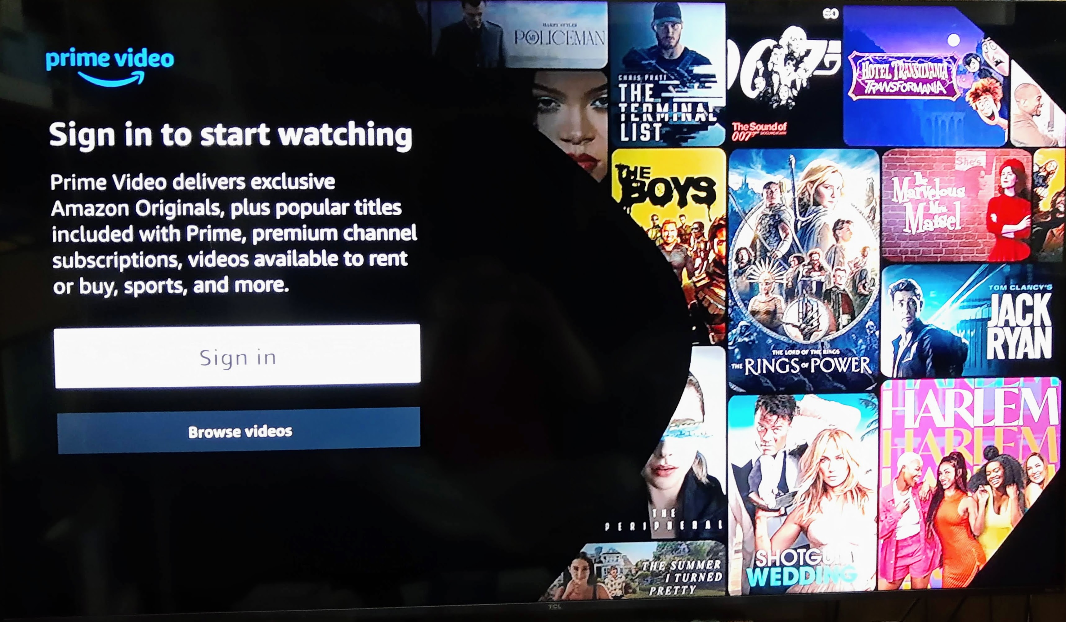 telus sales watch amazon amazon prime on telus Deals Samsung Tv Amazon Prime Not Showing Video How Do I Sign In