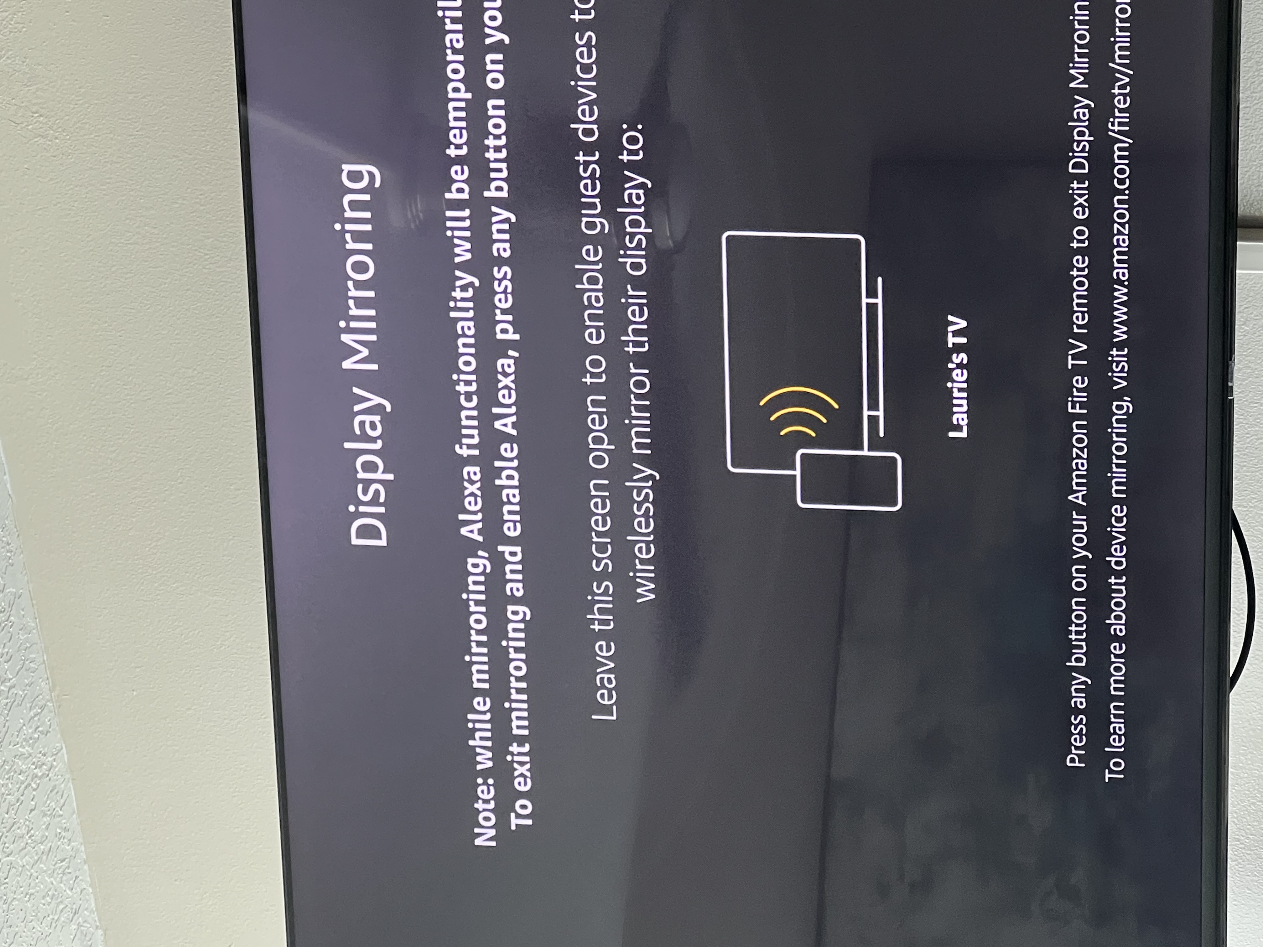 Mirror FireTV with iphone