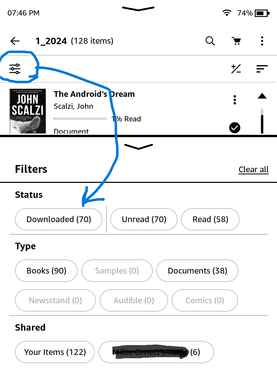 Content display