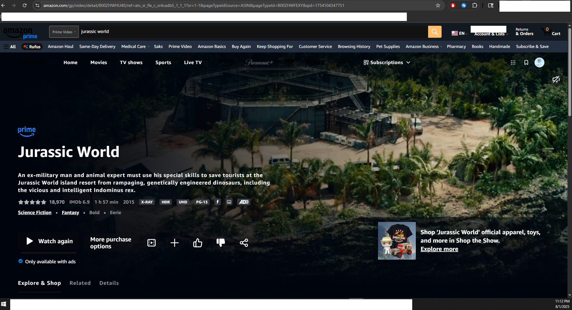Why certain Amazon Prime Videos are 