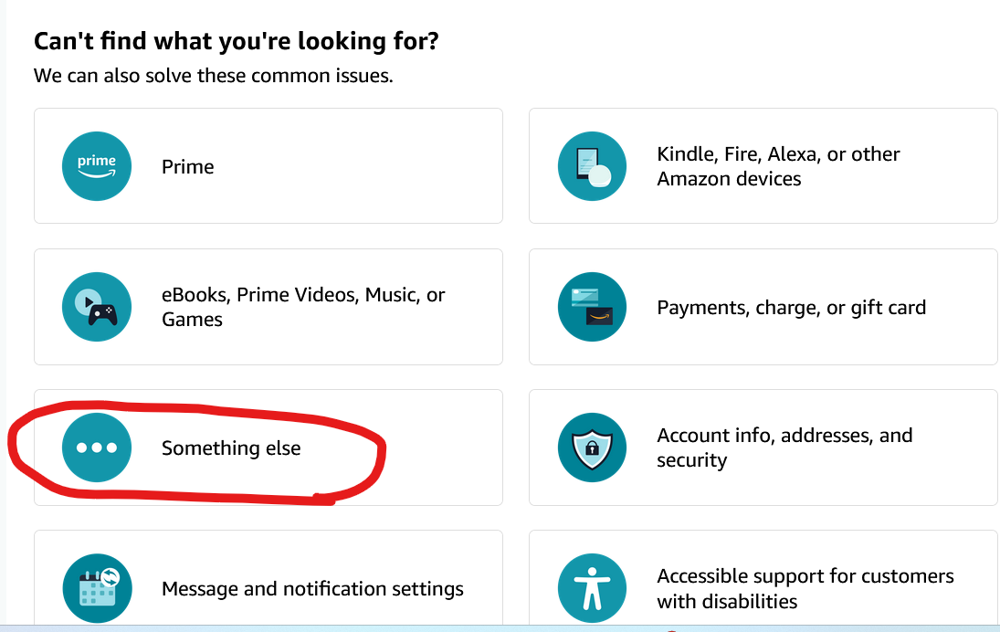 How to get in touch with Amazon technical support phone or chat