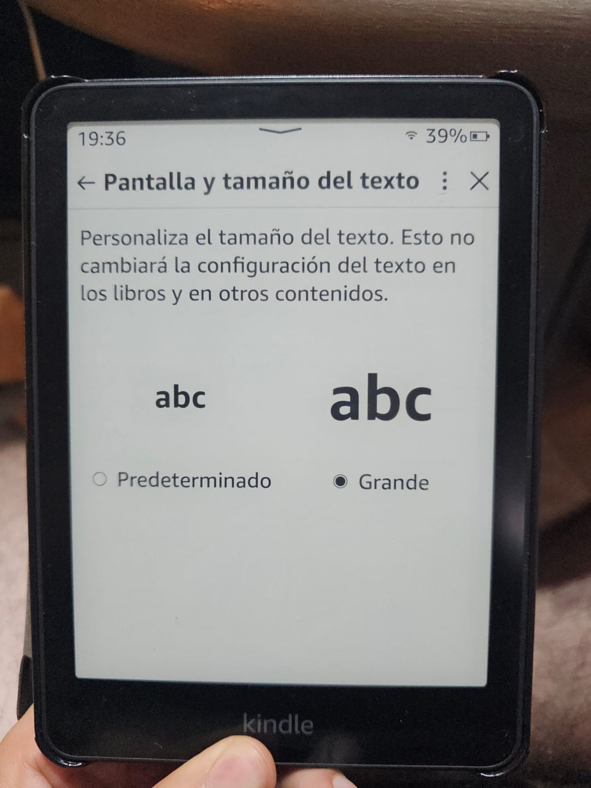 System text too small after update