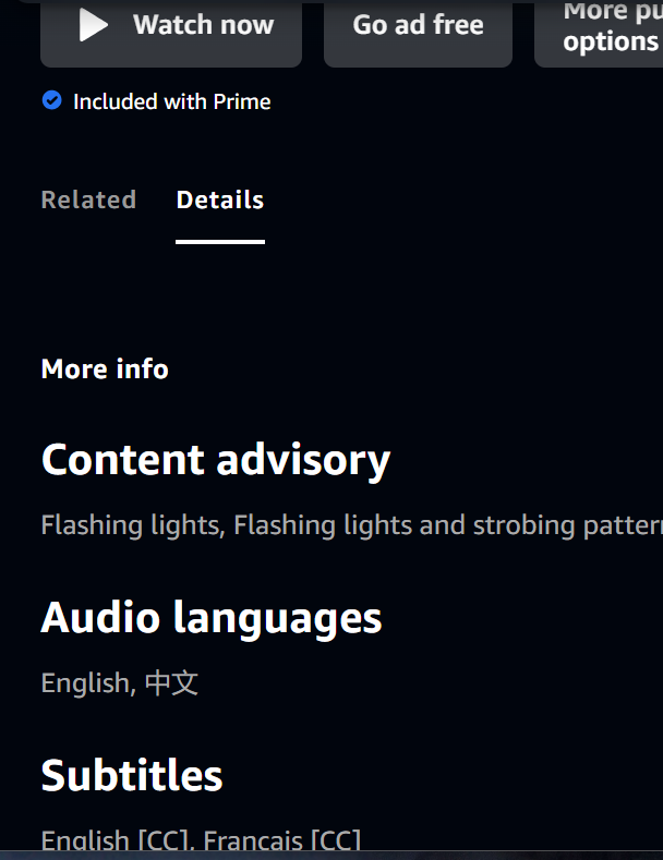 Identifying Language Audio and Subtitle Options Before Purchase